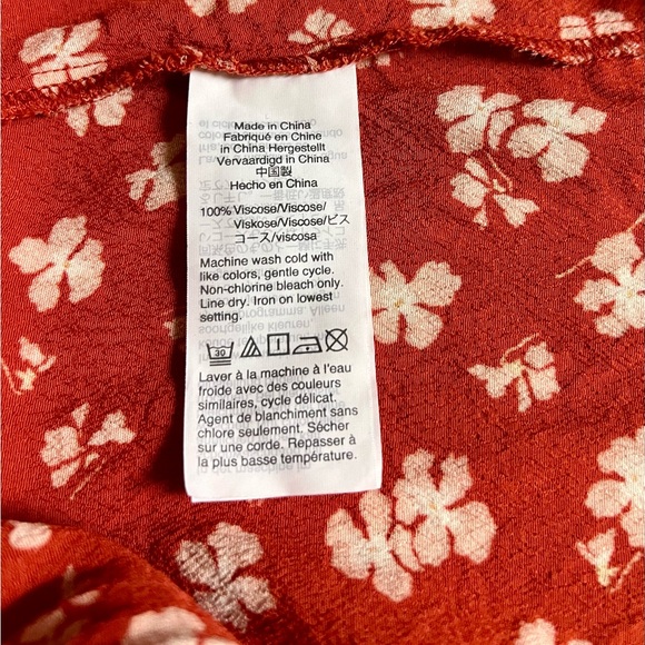 MADEWELL WOMENS FLORAL DRESS SIZE 2 - Picture 7 of 7